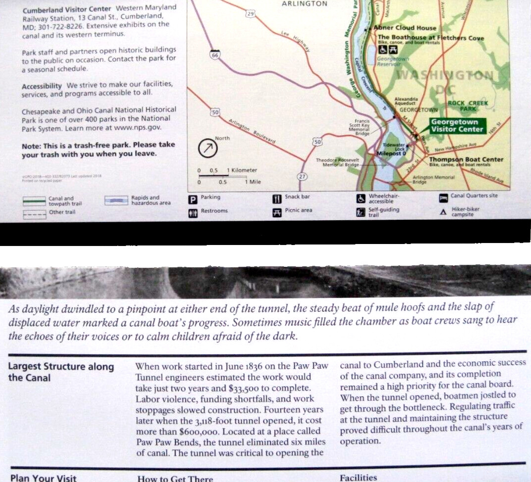 Chesapeake And Ohio Canal Historical Park 2 Park Service Unigrid Brochures