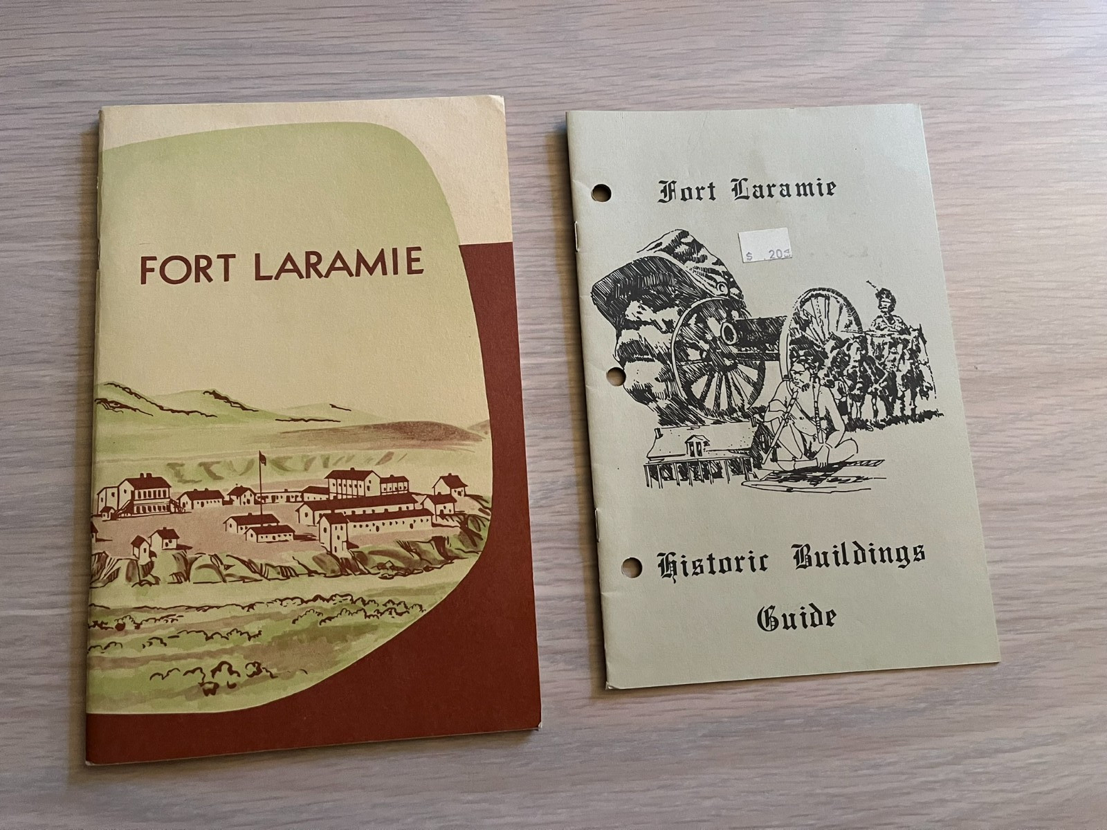 Fort Laramie National Monument, Handbook, 1954, Reprint 1961 and Historic Bld Gu