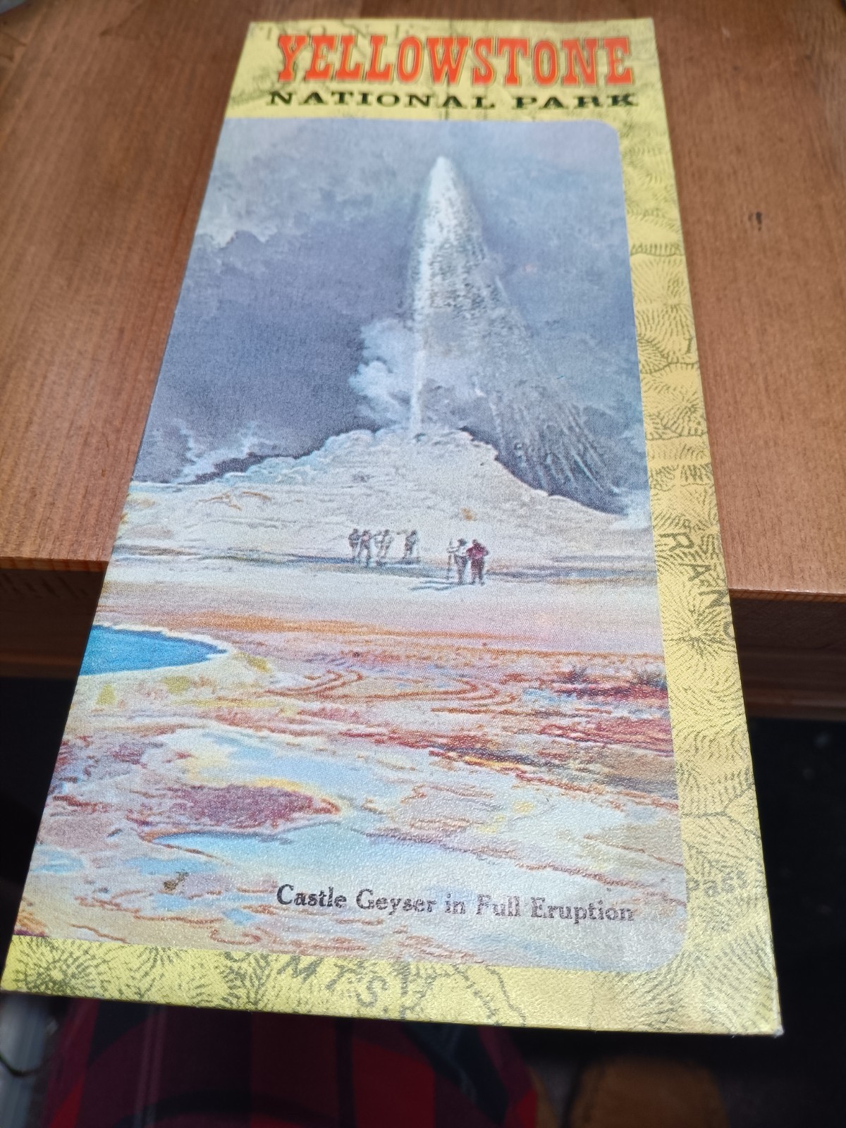 1967 Yellowstone National Park Lodging Rates Things to Do VTG Travel Brochure