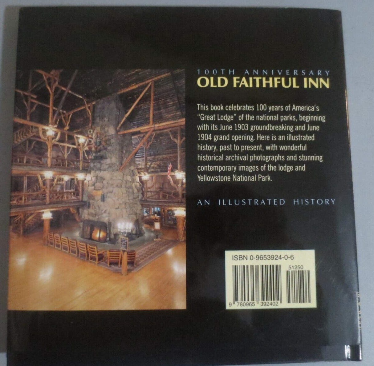 Old Faithful Book Hardback Book 63 Pages and Dust Cover and DVD in Box