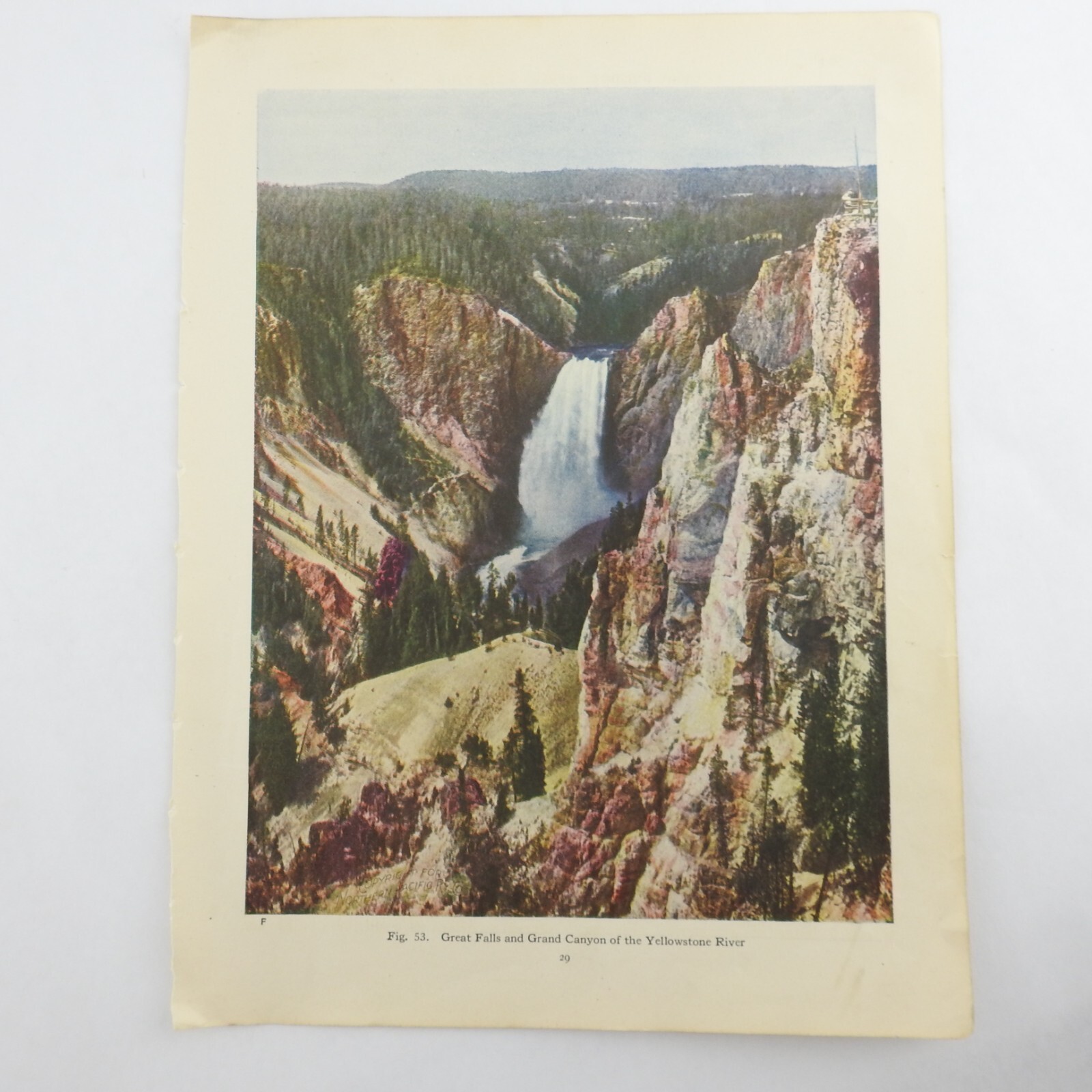 Vintage Yellowstone National Park Ephemera Mixed Lot Papers Postcard View Master