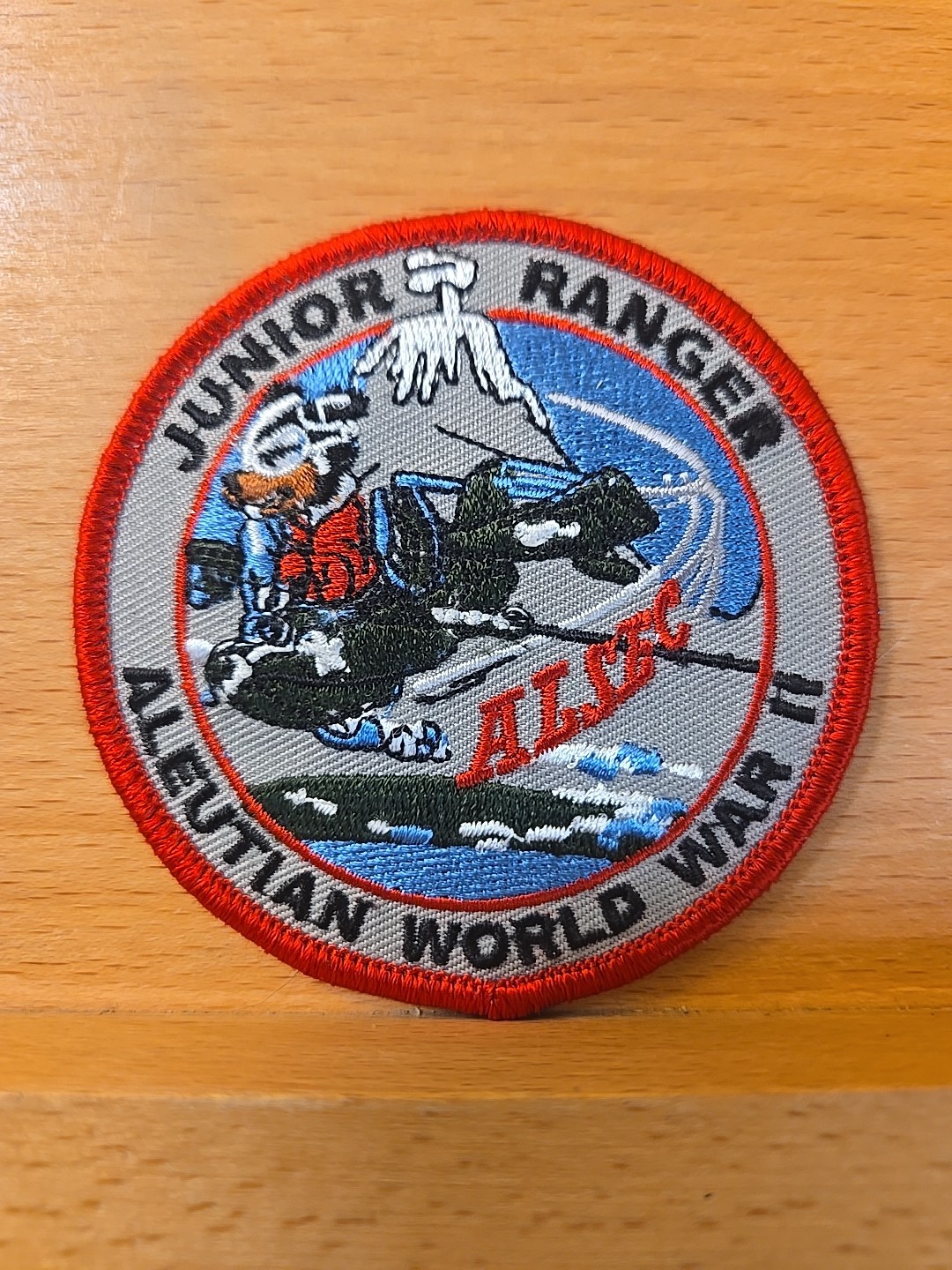 Aleutian World War II NPS National Park Service Jr Junior Ranger Badge Patch