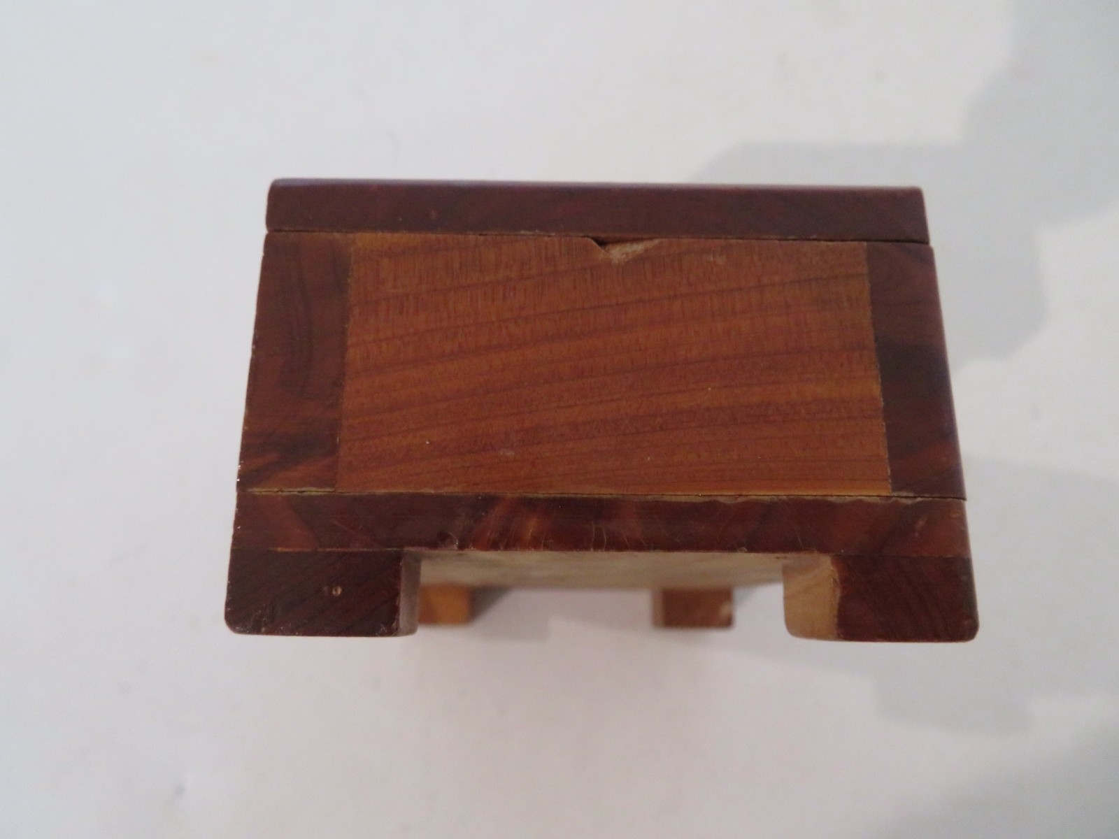 Vintage Lassen National Park Souvenir Cedar Mini Box – Cal. is Pre 1963 –