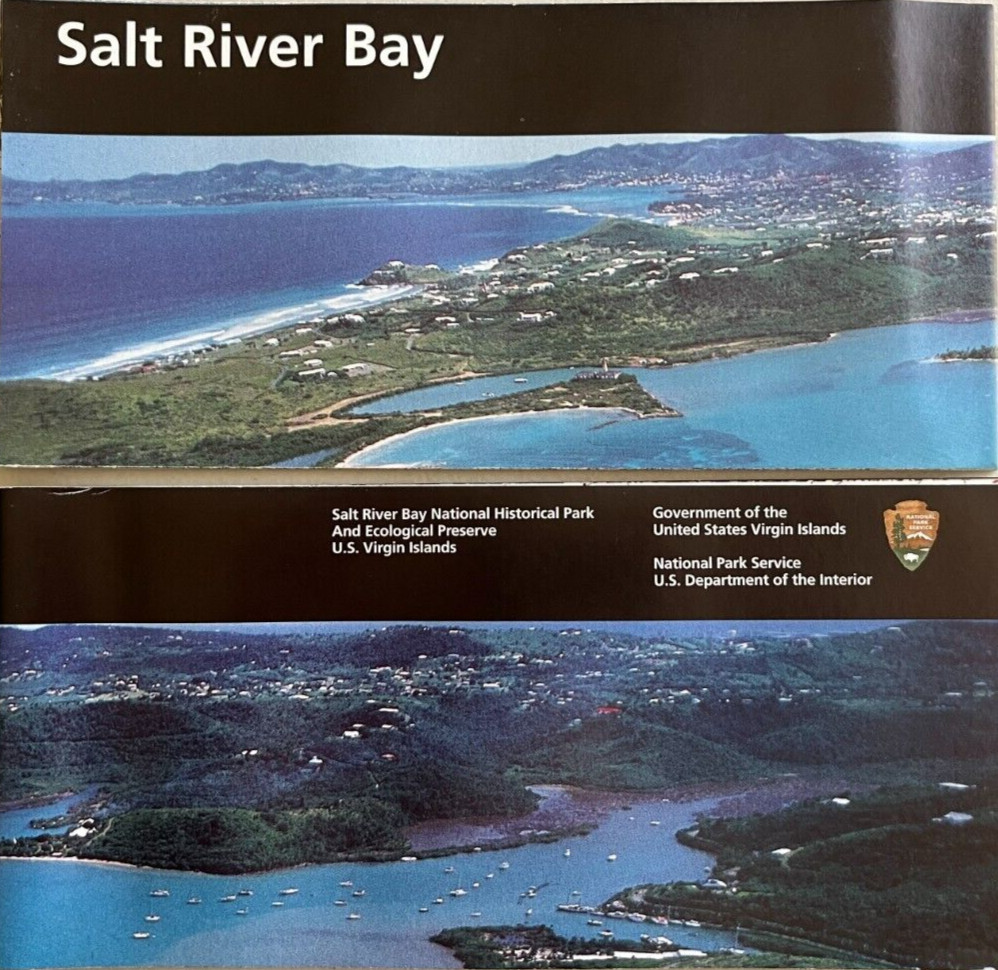 SALT RIVER BAY NHP/PRESERVE USVI NATIONAL PARK SERVICE UNIGRID BROCHURE/MAP New