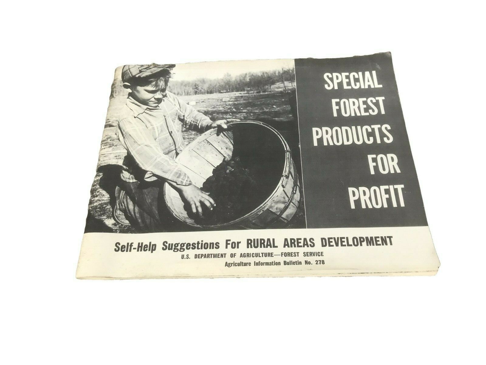 Vtg Booklet 1960s Special Forest Products for Profit US Dept of Agriculture – A2