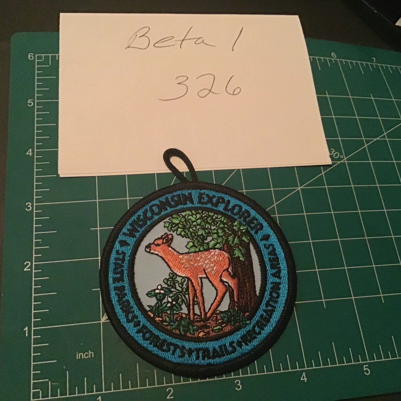 Wisconsin Explorer State Parks Forest Trail Recreation Areas Patch Deer