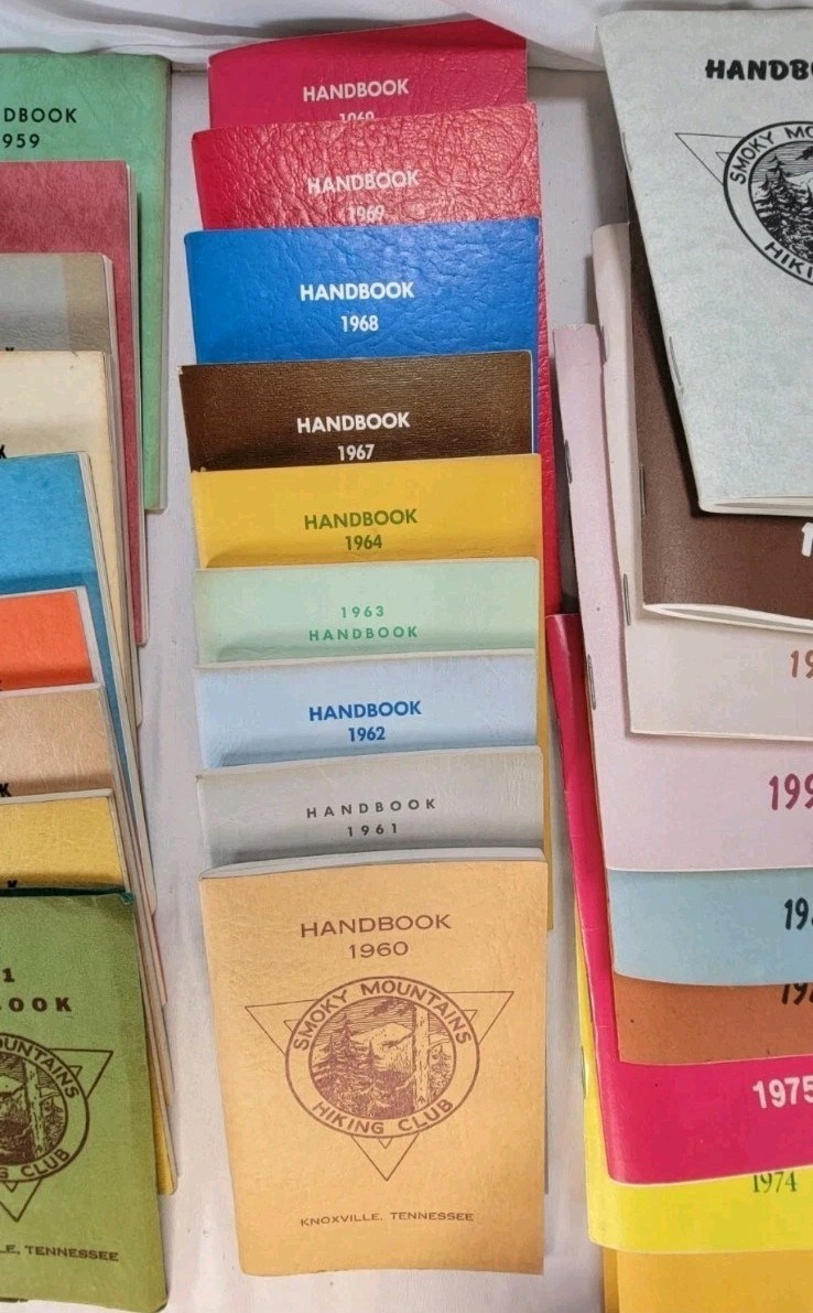 RARE Smoky Mountains Hiking Club Handbook Archive 1926-2017 (48 Vol) GSMNP AT