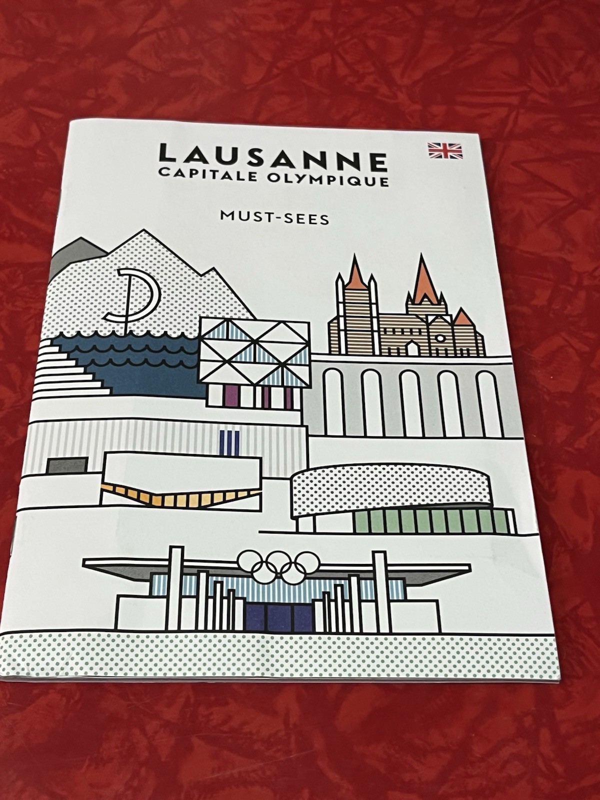 LAUSANNE SWITZERLAND TOURIST 44-page BOOKLET in English