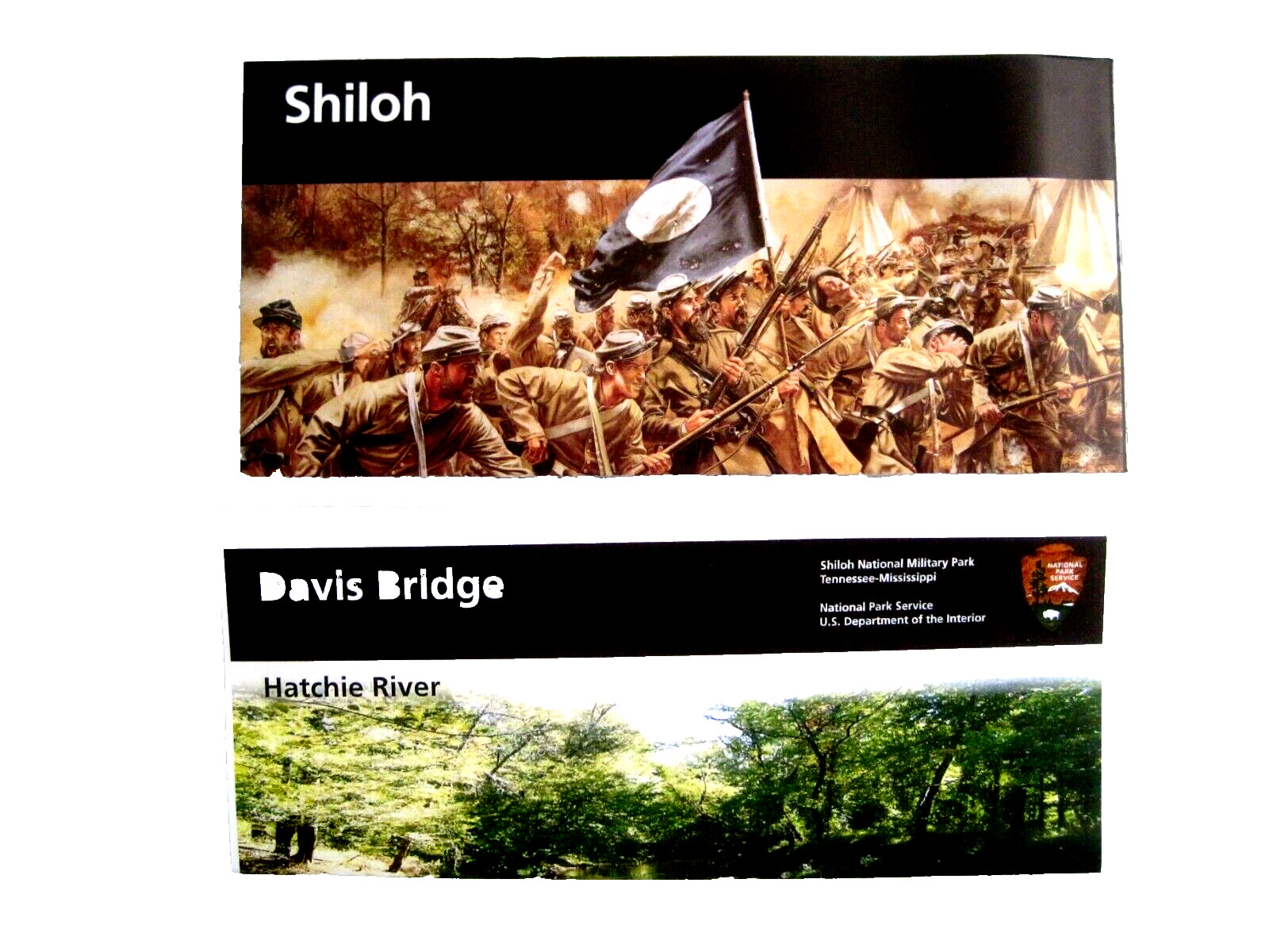 Shiloh National Military Park 2 National Park Service Unigrid Brochures Maps