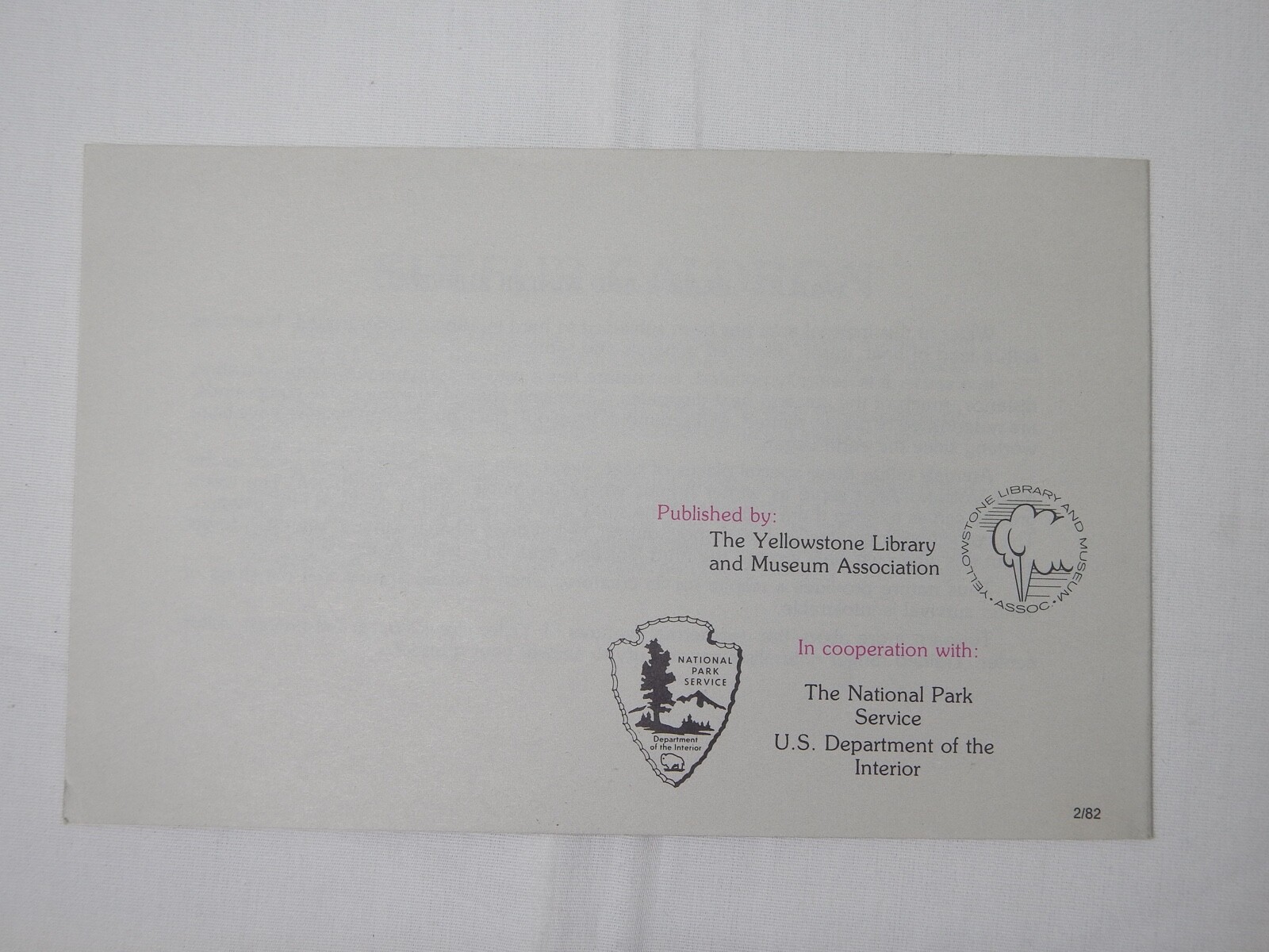 Vintage Yellowstone Maps, Brochures, Guides, Postcard, Reward Notice