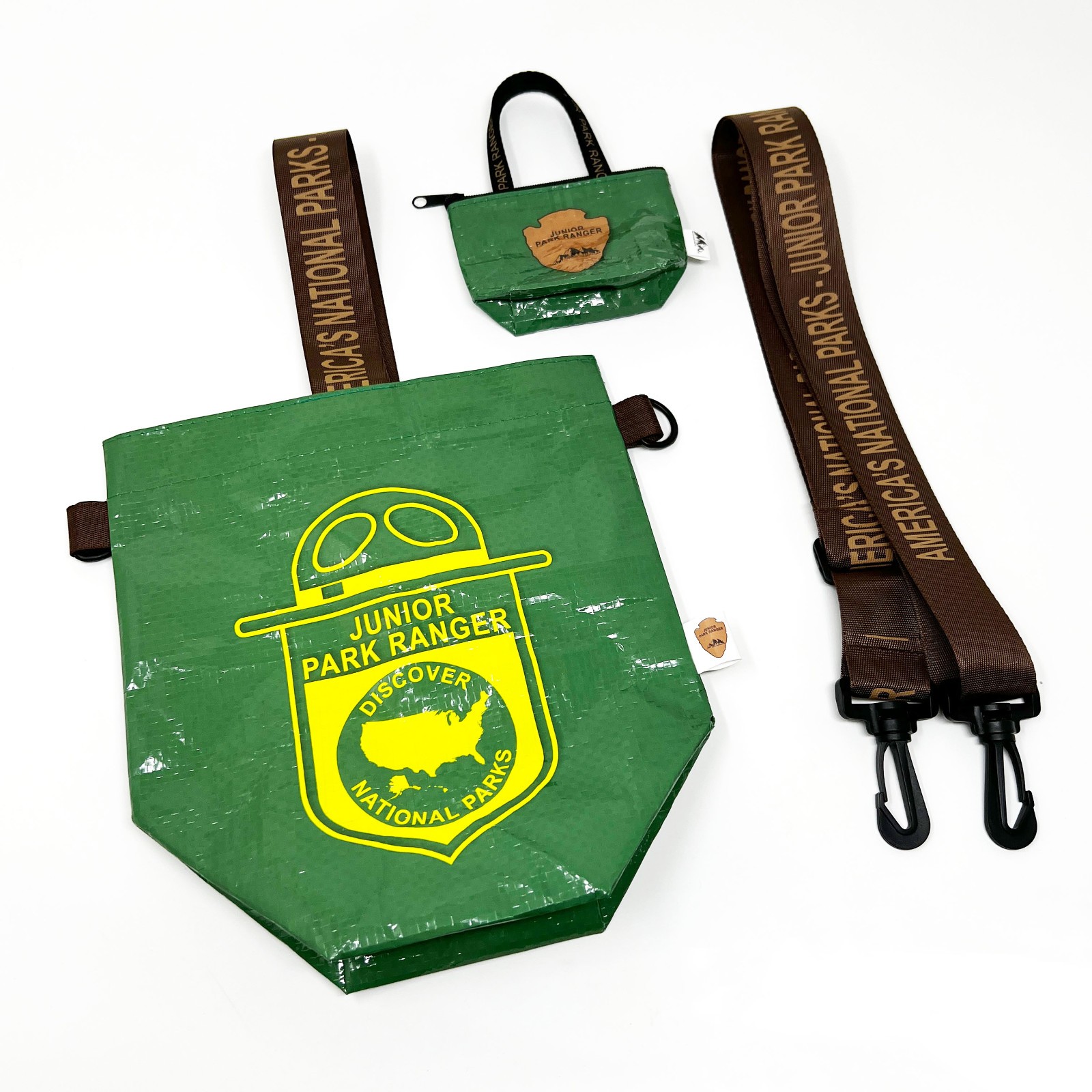 National Park Junior Ranger Tote Set Waterproof Adventure Travel Bags