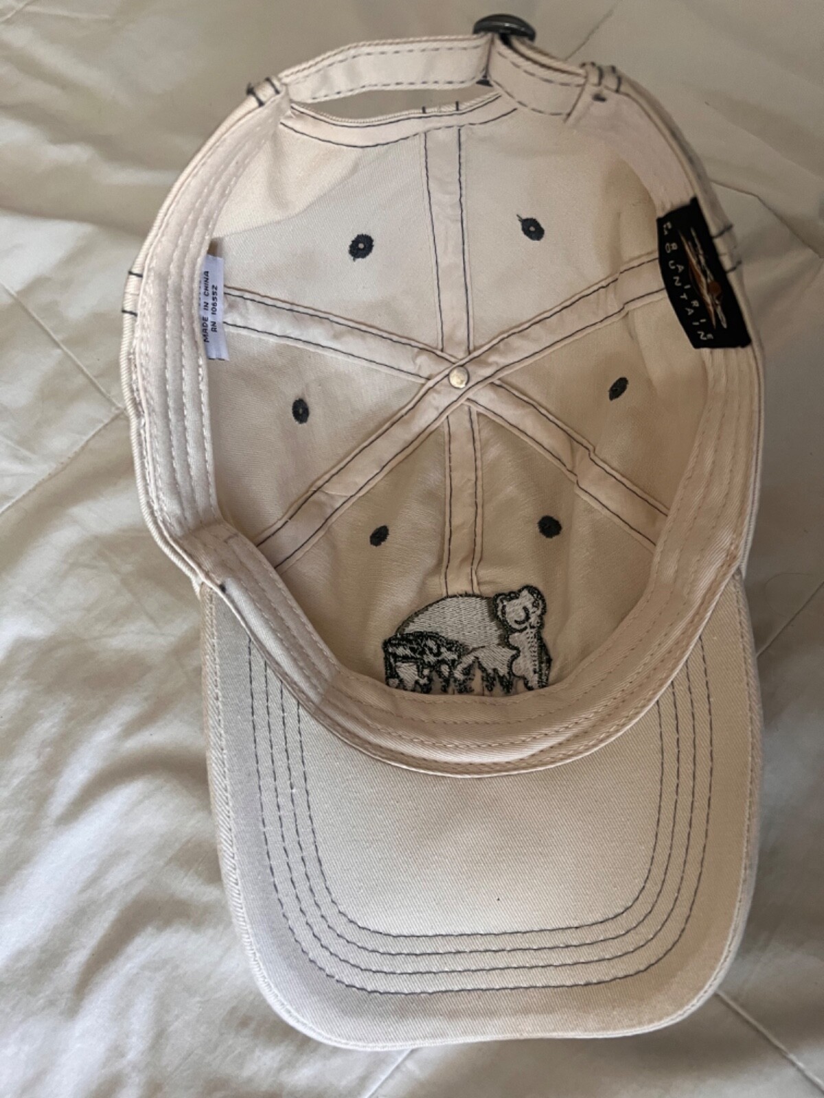 Yellowstone National Park Old Faithful Buffalo Baseball Hat Cap