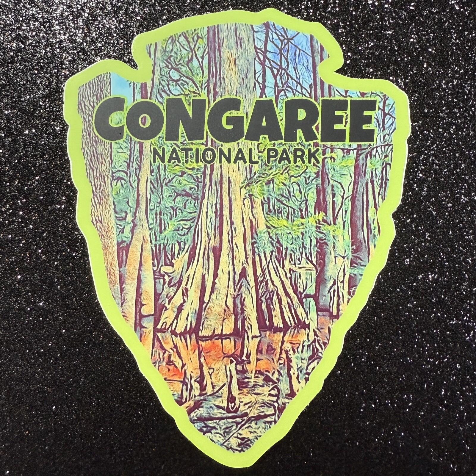 Congaree National Park Weatherproof Vinyl Sticker