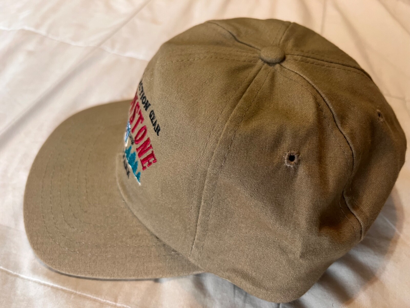 Yellowstone National Park Buffalo American Action Wear Baseball Hat Fred Harvey