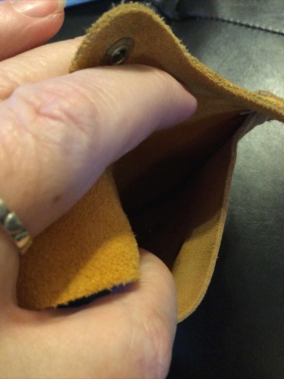 Vintage Bloom Brothers Company San Diego, CA Leather Pouch From Woolworths