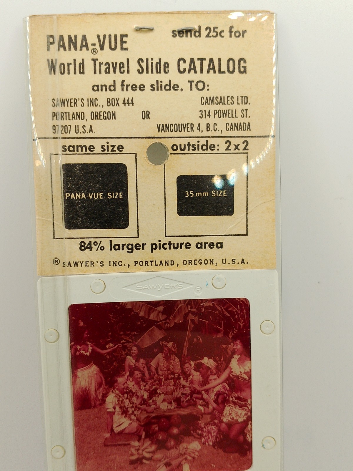 Vintage Pana Vue Slides – Hawaii Natives Dancers Feast