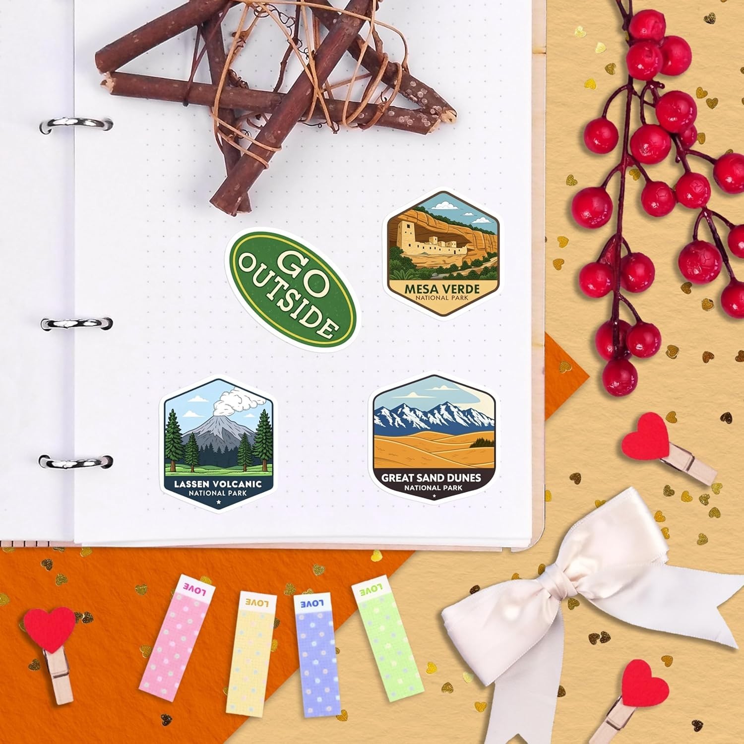 Ultimate 100 Pcs Vinyl Stickers for Water Bottles, Laptops & Nature Lovers