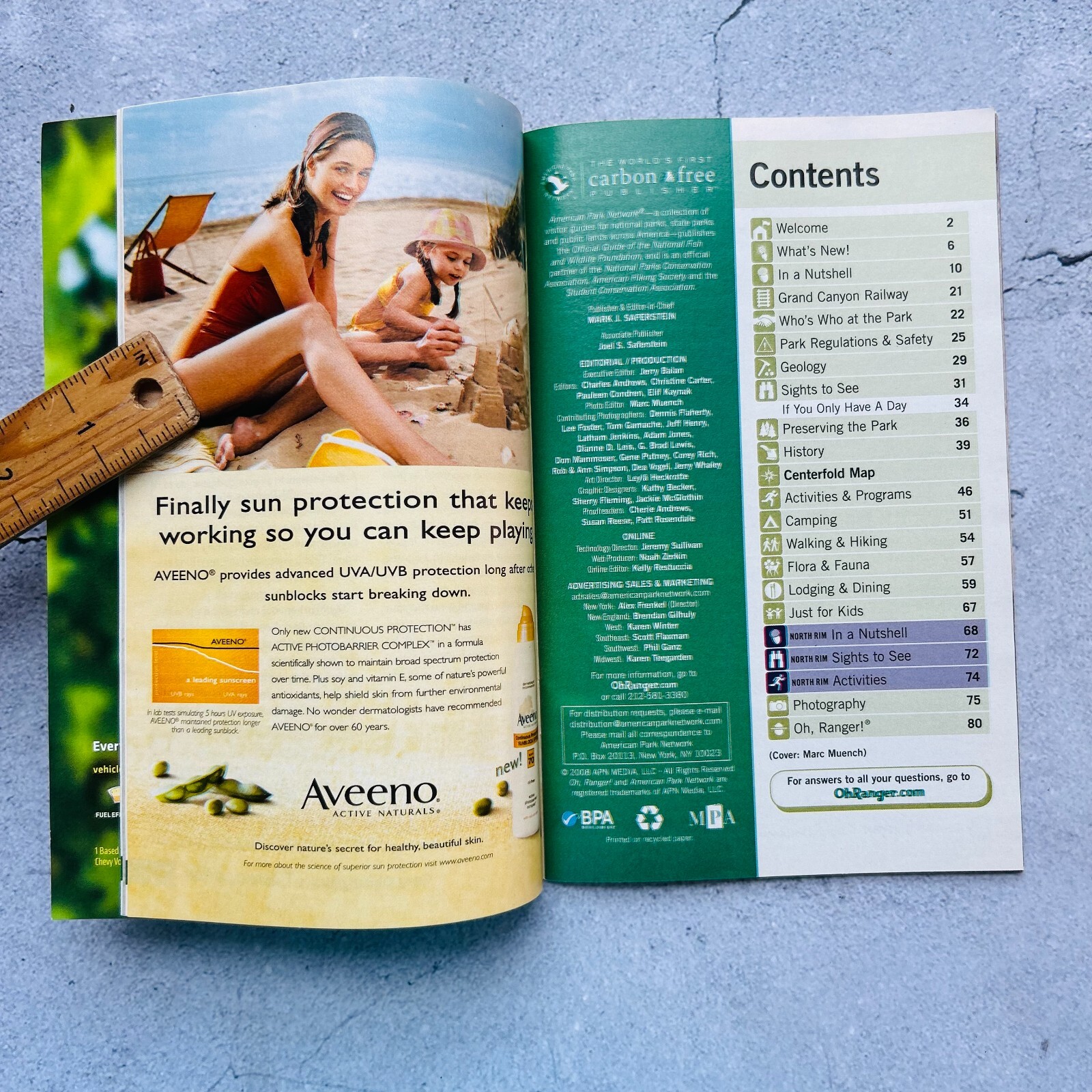 American Park Network Grand Canyon Visitor Guide 26th Edition 2008 2009