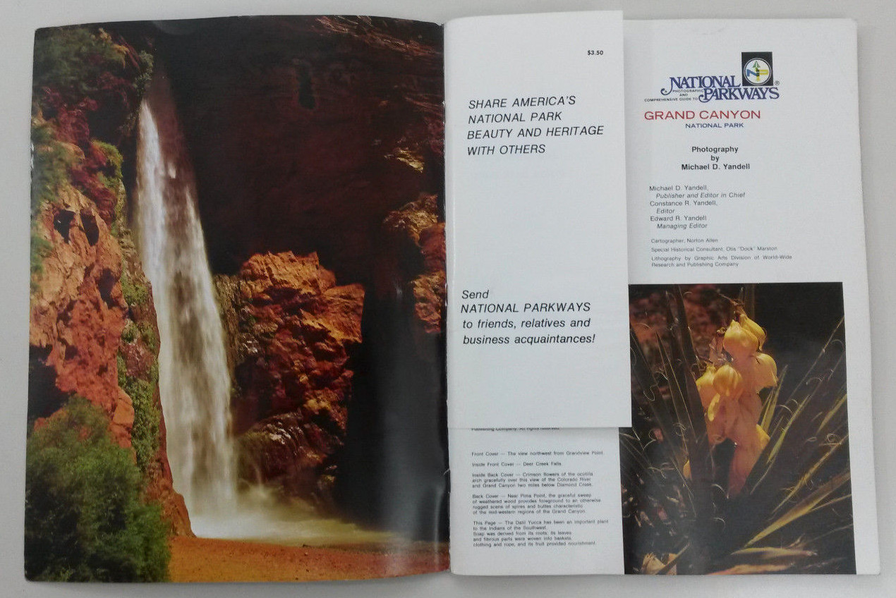 National Parkways Grand Canyon Photographic Comprehensive Travel Guide 1977