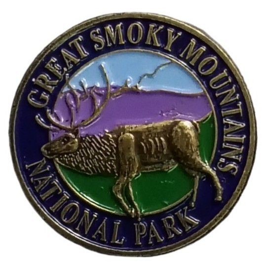 Great Smoky Mountains National Park Elk Travel Souvenir Pin