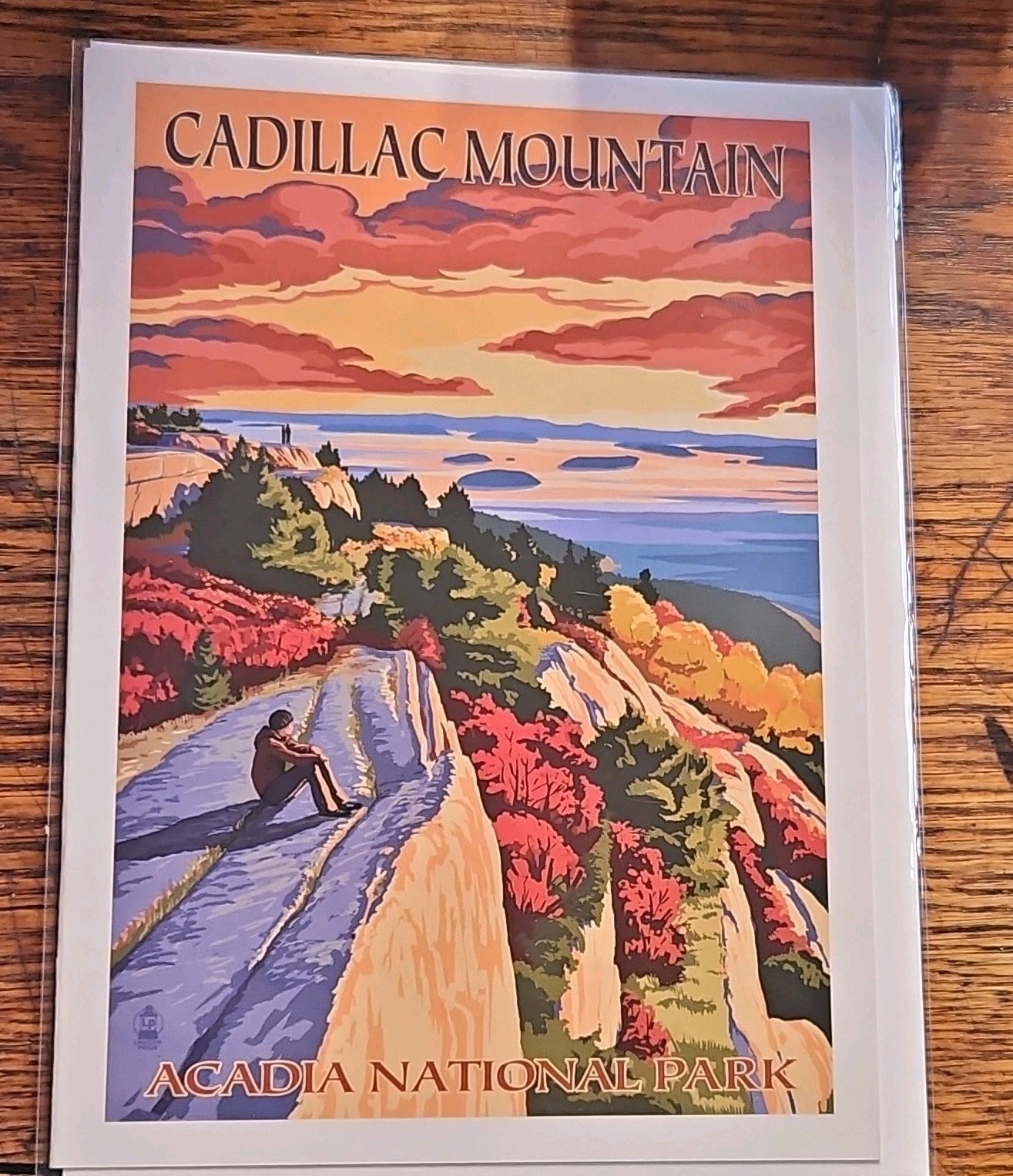 Post Card 5×7 Blank Inside Card Cadillac Mountain Acadia NP Maine