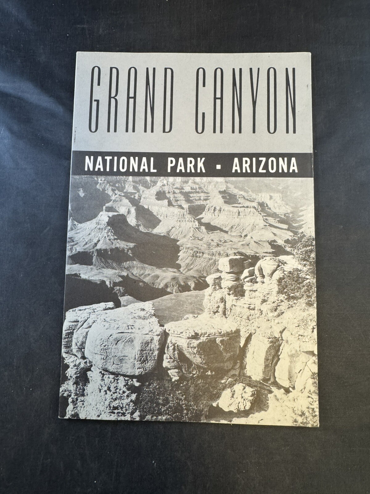 Vintage 1940’s Grand Canyon Arizona National Park Brochure Pamphlet Map Guide