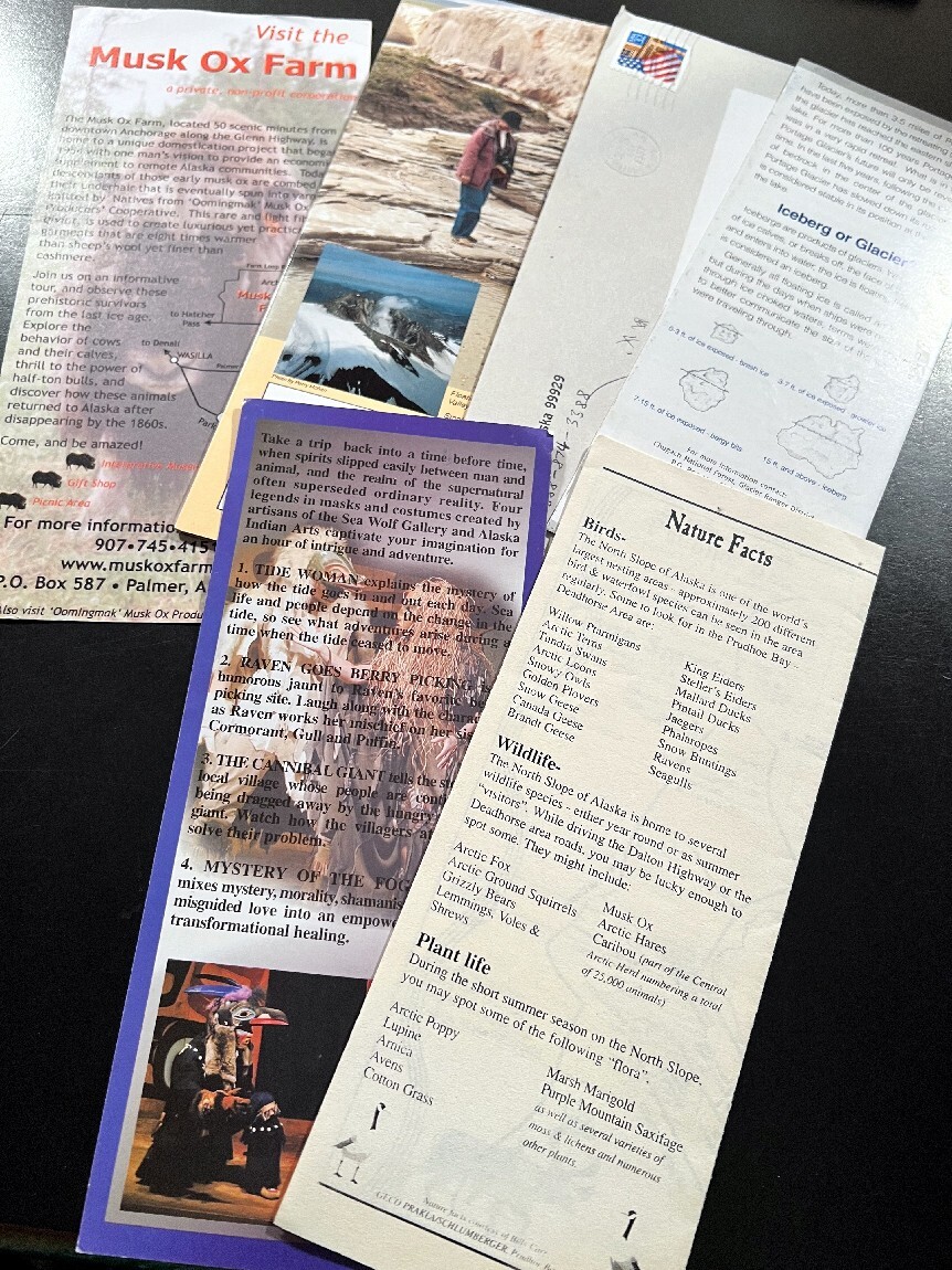 15 Alaska Parks Historic Pamphlets & Handbills Portage Whittier Nenana Skagway+
