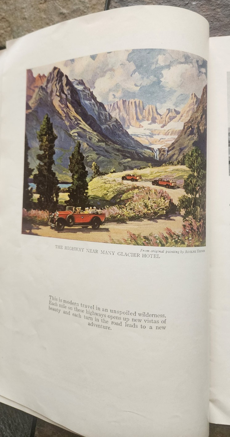 Glacier National Park Travel Brochure 1932 The Call of the Mountains VG 48 pages