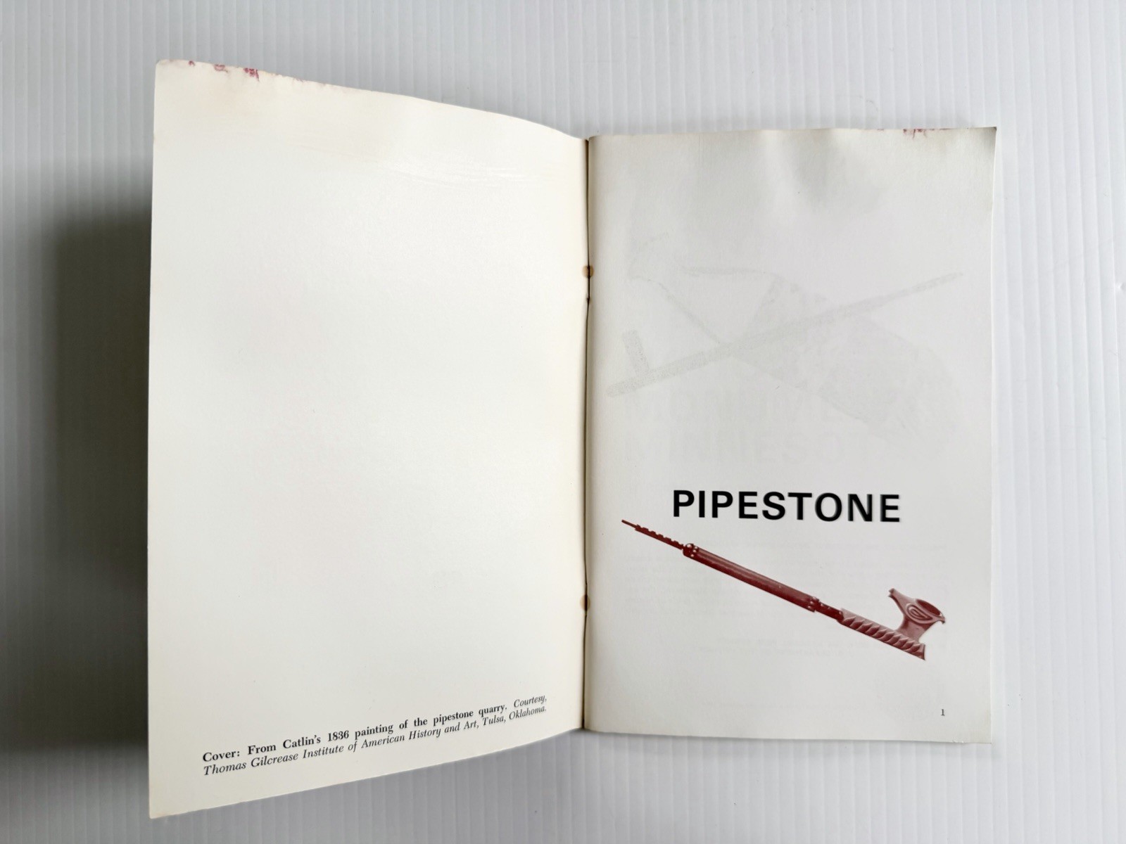 Lot Of 4 Pipestone National Monument Minnesota Tourist History Leaflets Booklets