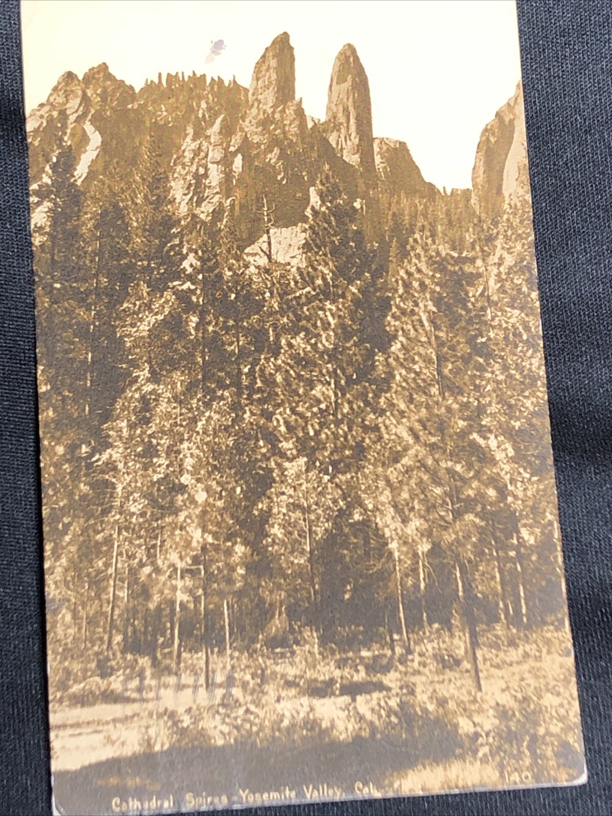Vintage Postcard Cathedral Spires Yosemite CA California 1911 (P127)