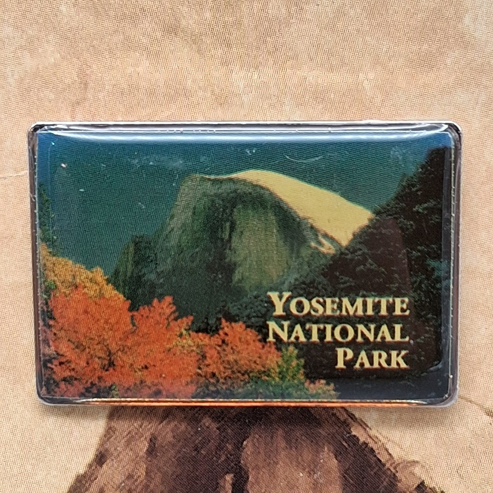 Collectable Yosemite National Park Half Dome Photo Lapel Pin Badge