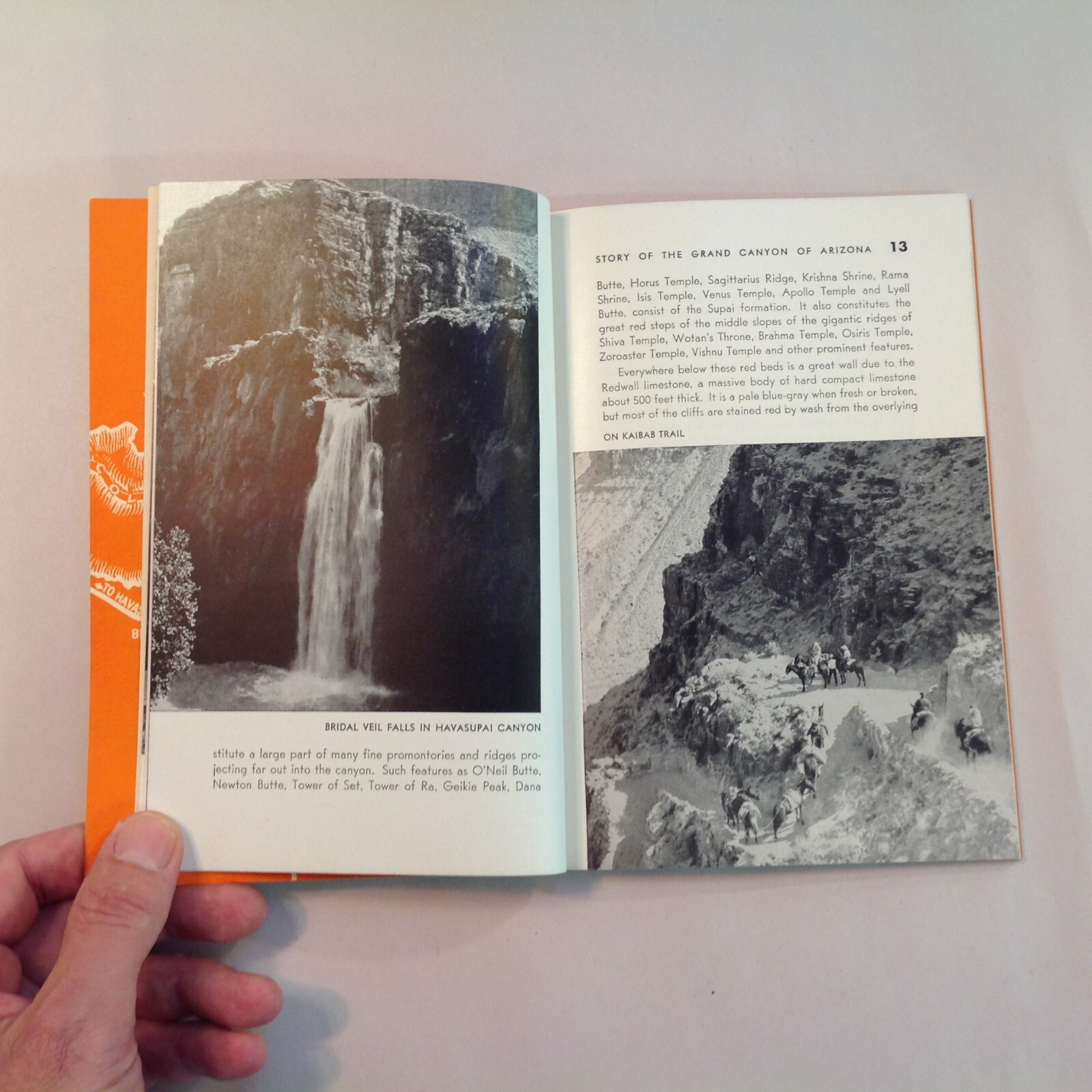 Vintage 1953 Booklet Story of the Grand Canyon How It Was Made Fred Harvey USGS