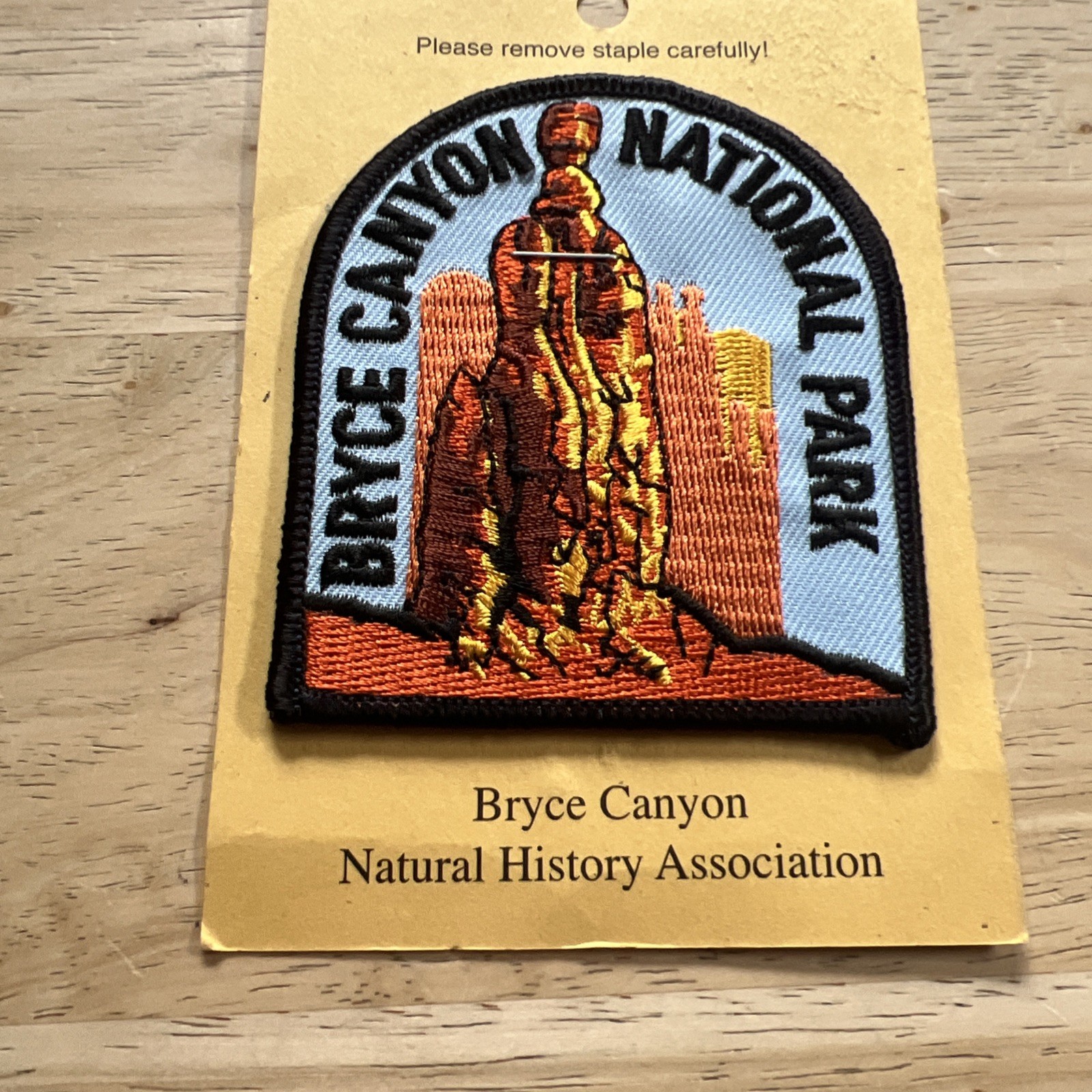 BRYCE CANYON NATIONAL PARK PATCH UTAH TRAVEL SOUVENIR VINTAGE NOS