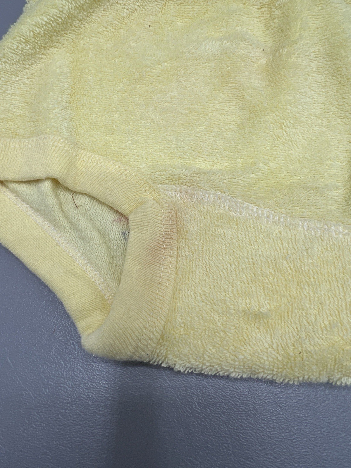 Vintage Yellowstone Nat’l Park Wyoming Bear Yellow Diaper Cover Old Faithful