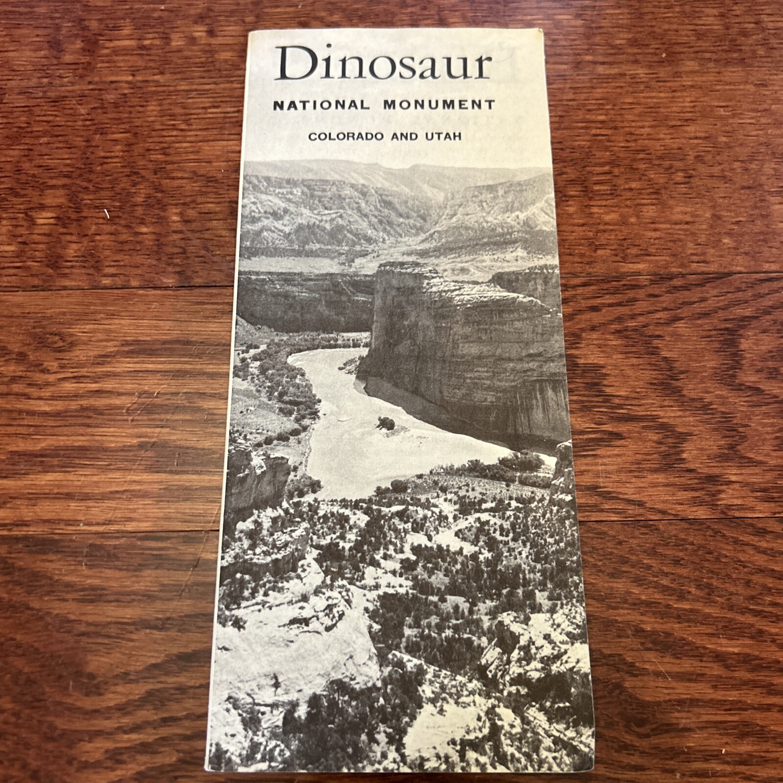 Vintage 1962 Dinosaur National Monument Brochure Pamphlet Map Guide Info CO UT