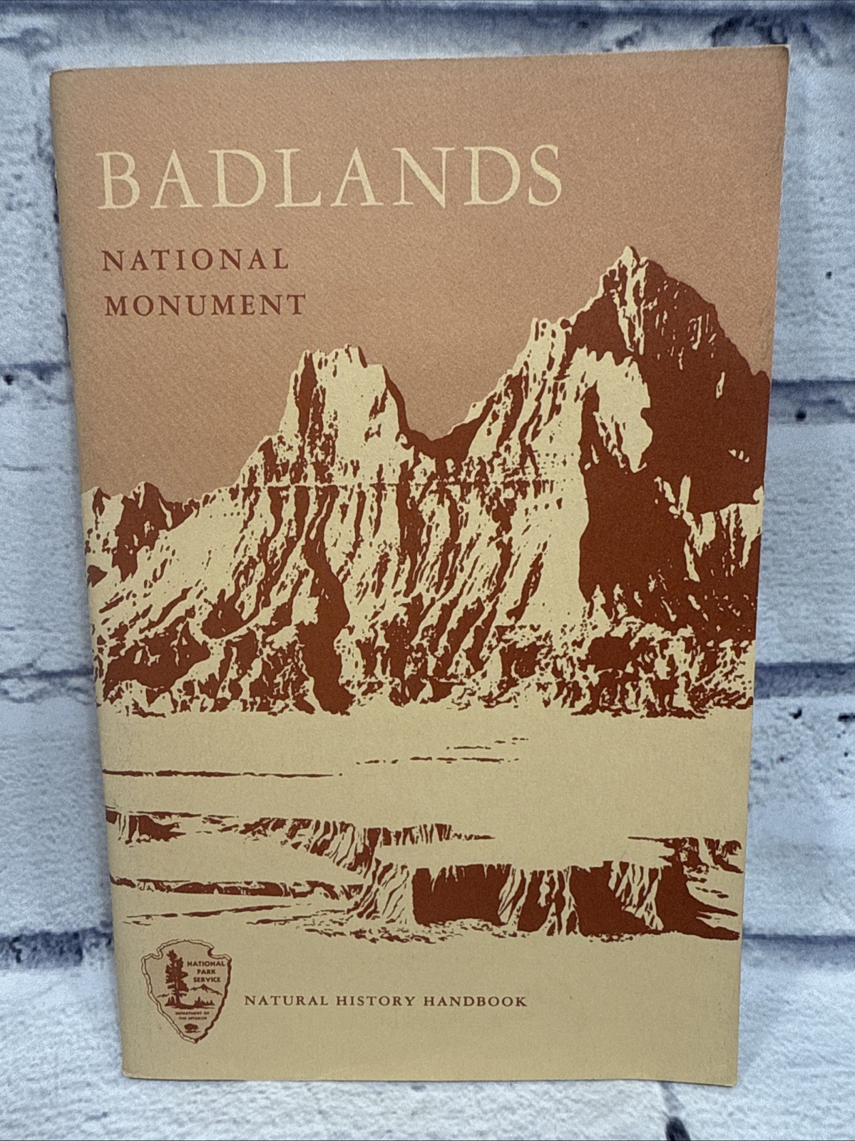 Badlands National Monument S. Dakota Guide History Photographs #2 1954 Vintage