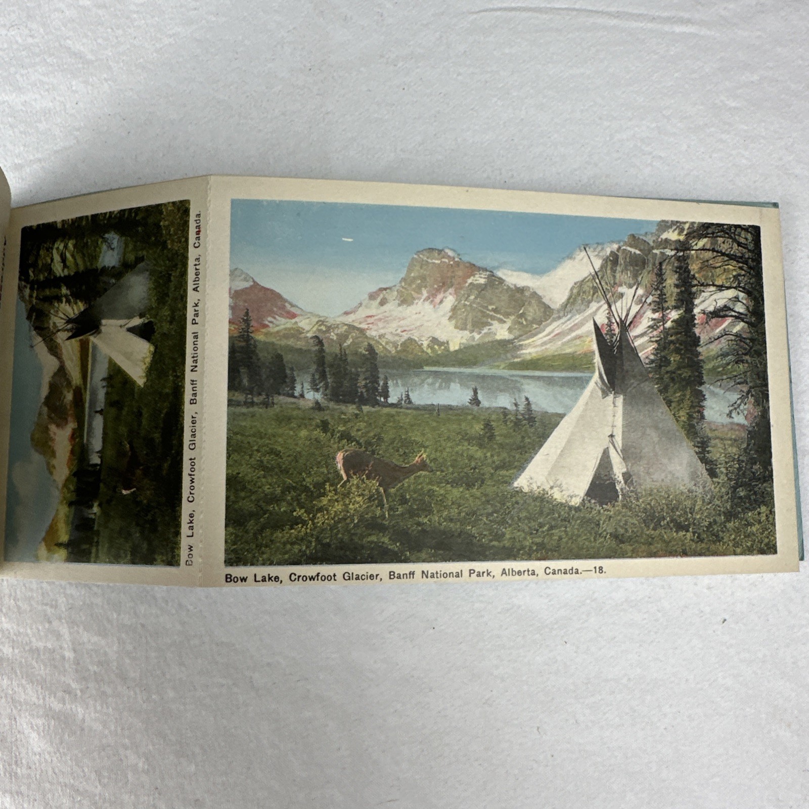 Vintage PECO Banff National Park Miniature View Album 1930s Post Cards Set of 10