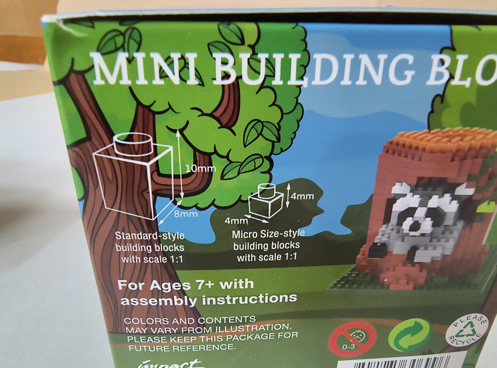 MINI Building Blocks US National Park Smokey Bear & Racoon NEW SEALED Boxes