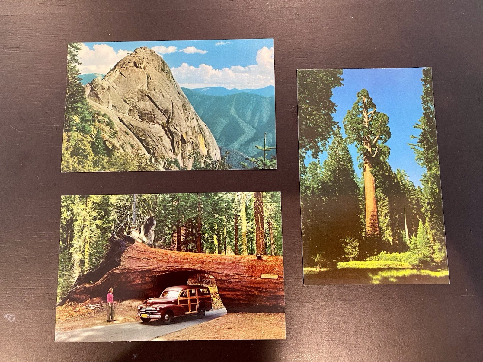 Sequoia & Kings Canyon National Parks Maps and Scenic Postcard Set