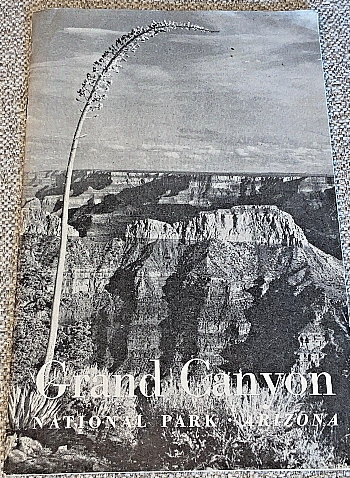 Vintage 1952 GRAND CANYON NATIONAL PARK Tourist Travel BROCHURE w/ Map