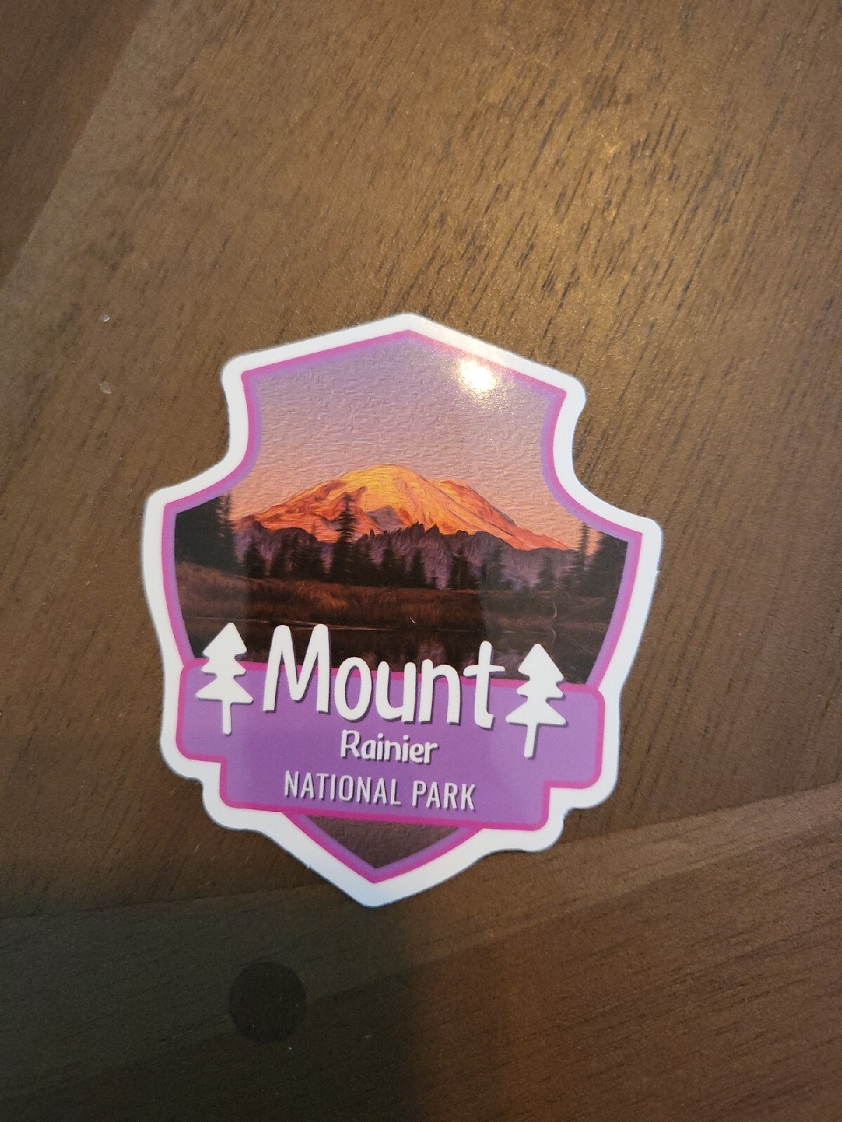 Mount Rainier National Park Sticker Decal