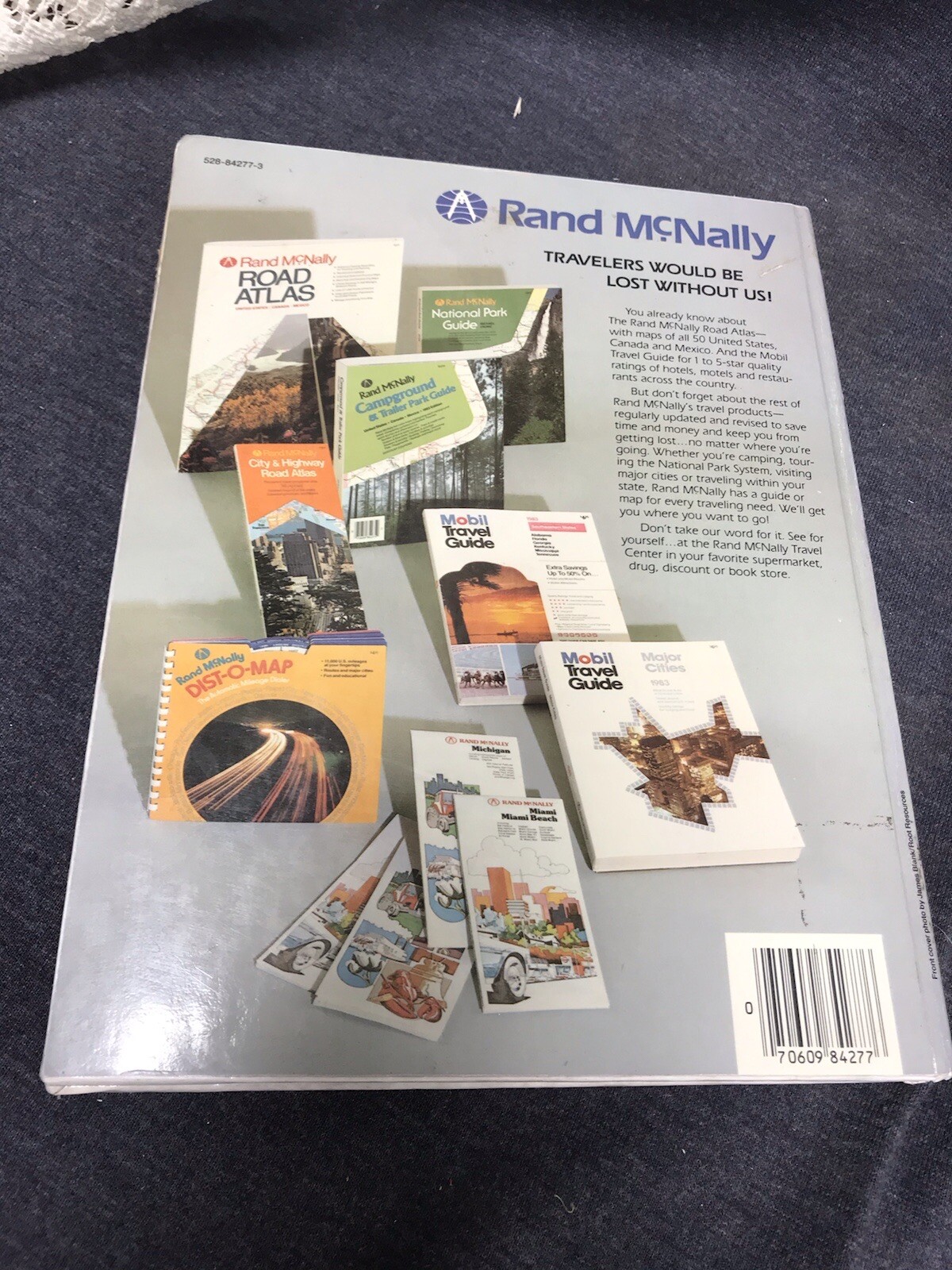 Vintage 1983 National Park Guide Rand McNally 17th Edition Map Book