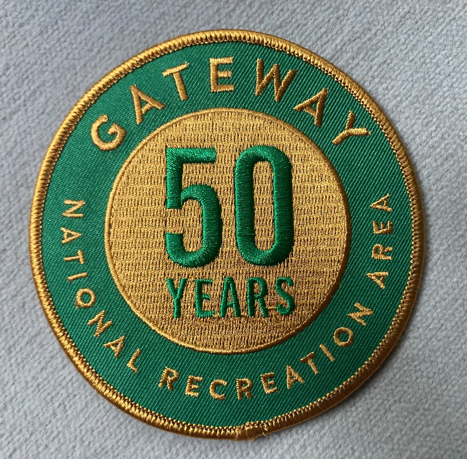 50 ANNIV GATEWAY NATIONAL PARK BROOKLYN NEW YORK SPECIAL NPS PATCH HIKE KAYAK