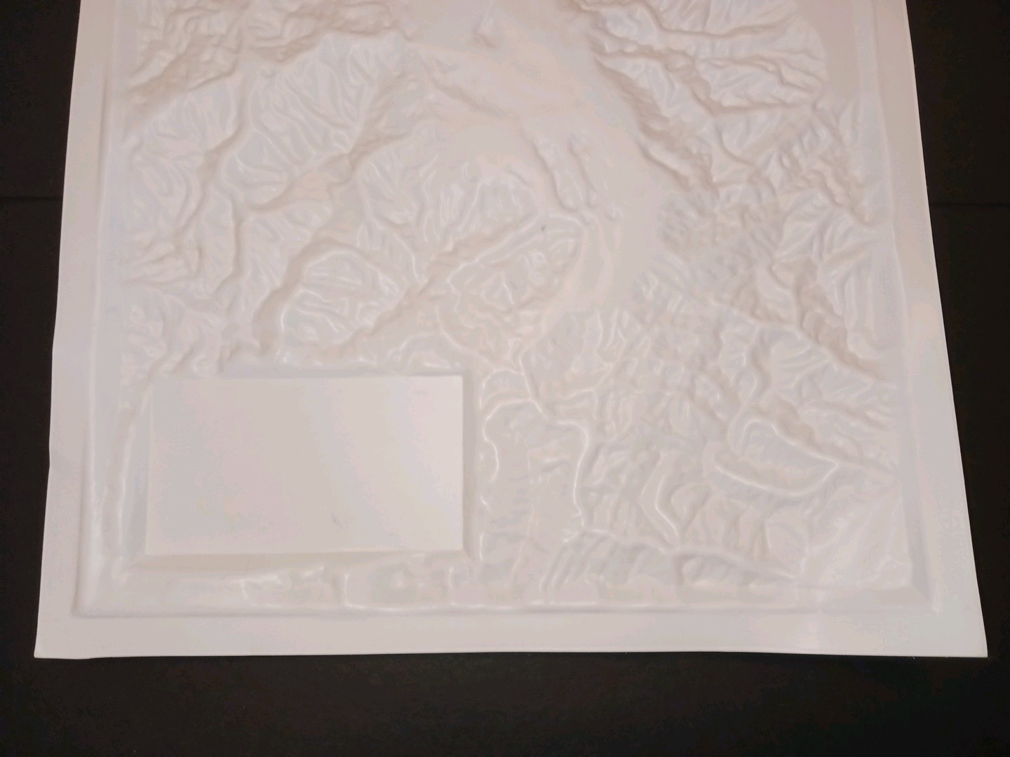 Vintage Grand Teton National Park Area Map 3D Raised Relief 1983