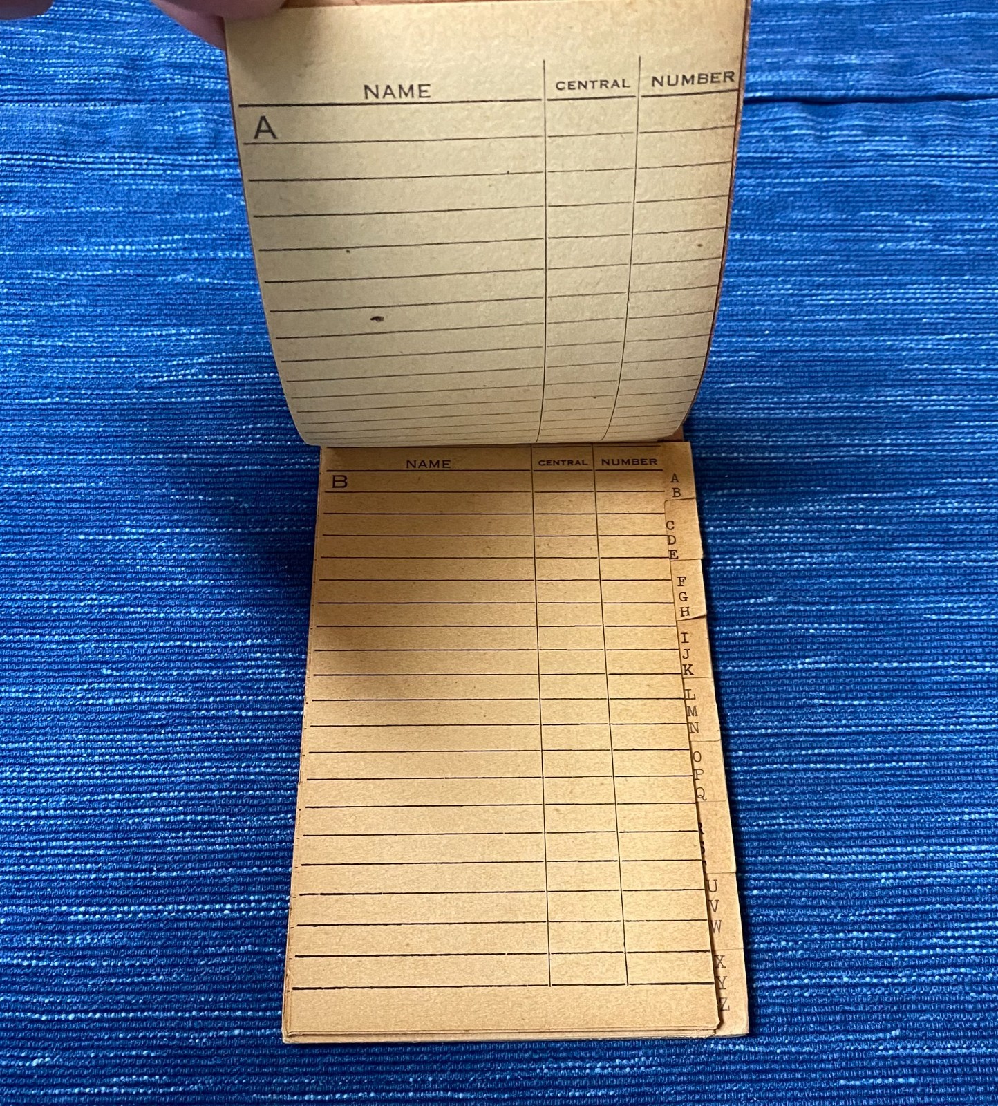 Vintage NOS Leather Telephone Address Pad Yosemite National Park Bear Souvenir