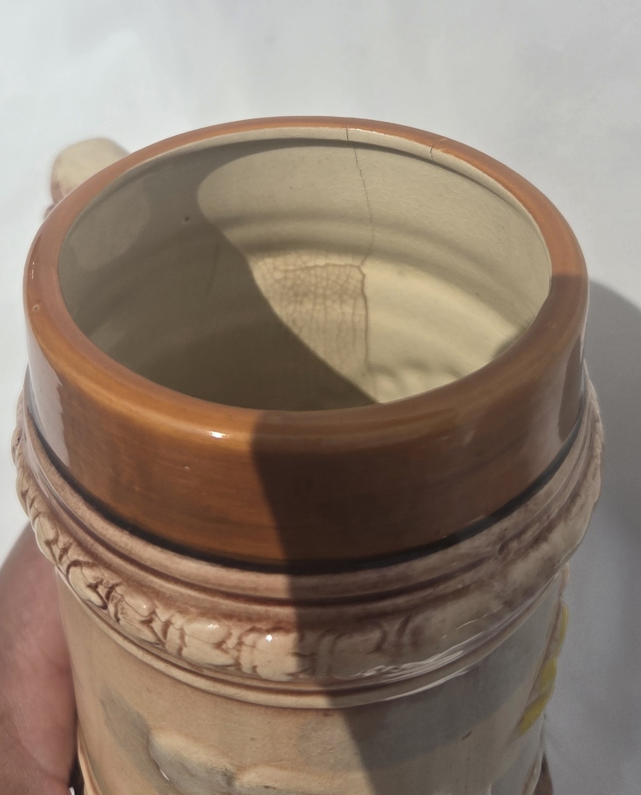 Vintage Yellowstone National Park Mug Beer Stein Souvenir Old Faithful Ceramic
