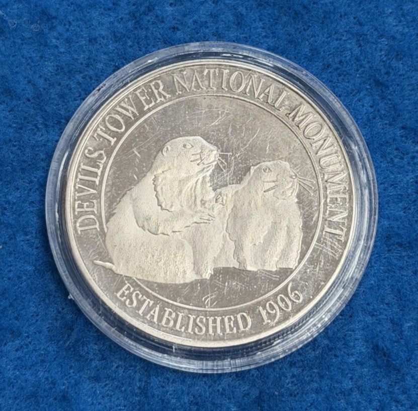 Devils Tower National Monument Wyoming Medallion