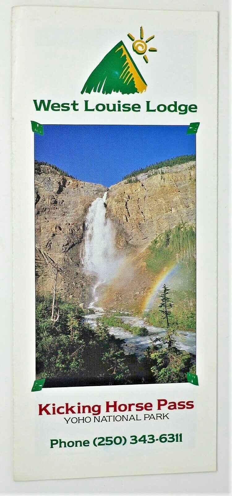Travel Brochure West Louise Lodge Kicking Horse Pass Yoho National Park Canada