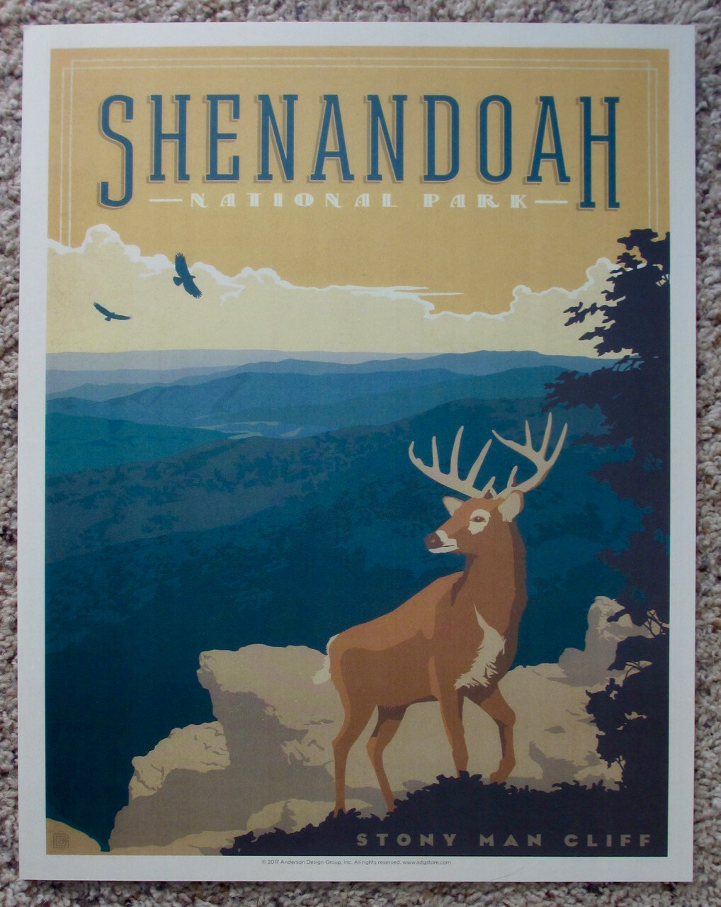 Shenandoah National Park Art Print 11×14