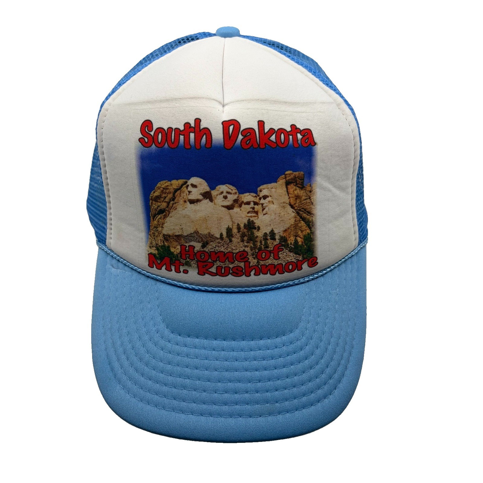 South Dakota Mount Mt. Rushmore Vintage Trucker Snapback Hat Cap Dad Landmark